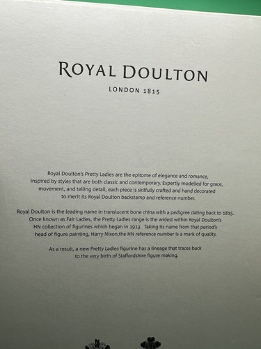 ROYAL DOULTON FASHION THROUGH THE DECADES 1930 JEAN HN5593 #0520/1500 With COA - Picture 18 of 18