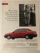 1993 Toyota Sedan Vintage Print Ad pa24