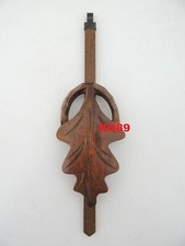 Balancier pour horloge pendule coucou Moyen Modèle Chasseur Marron foncé