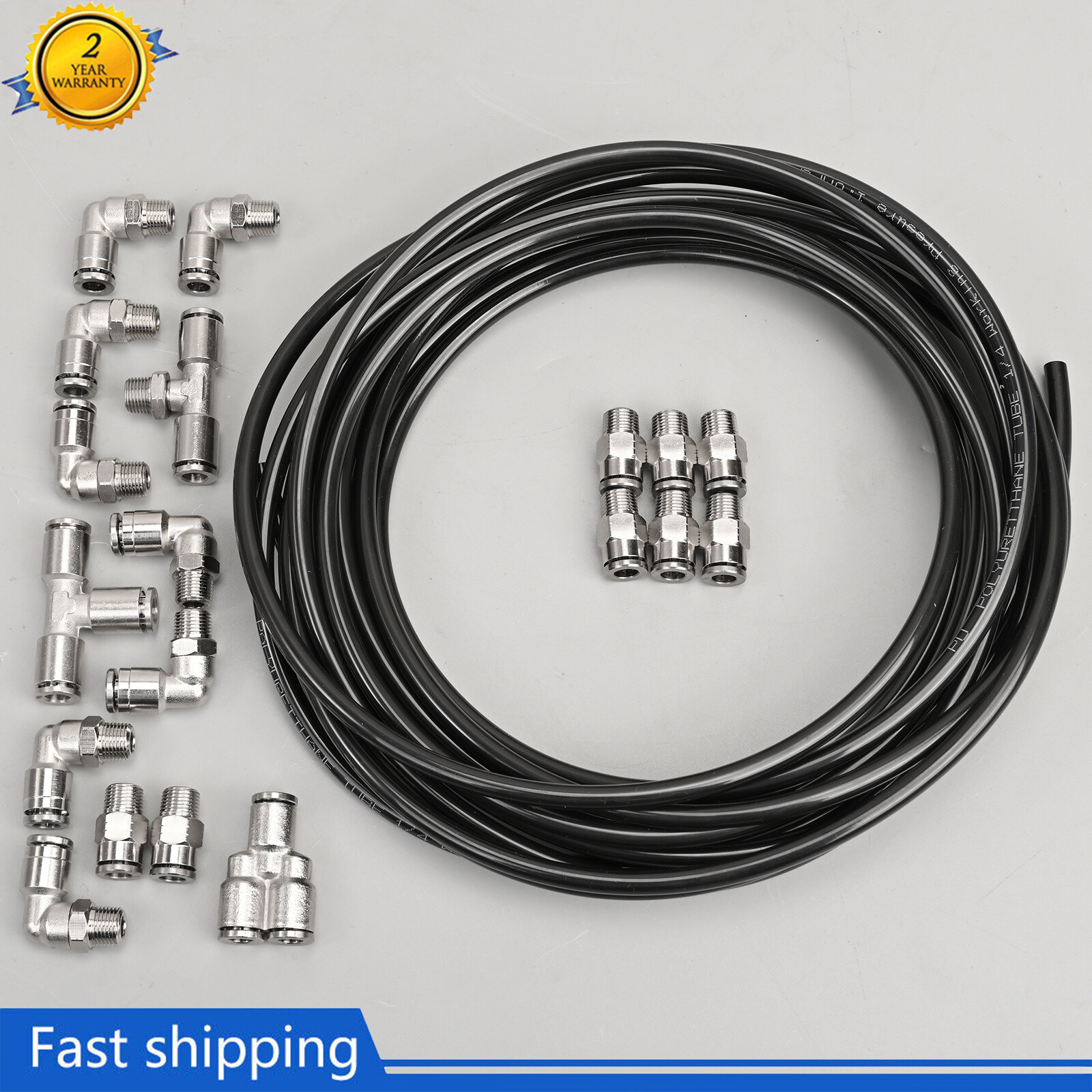 Performance PushConnect Vacuum Fitting Kit For Turbo Solenoid 1/8 eBay