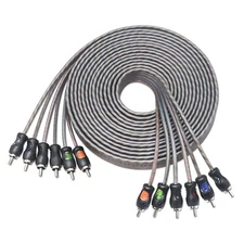 Recoil RCI620 99.99% Oxygen Free Copper 20ft 6-Channel RCA Audio Cable