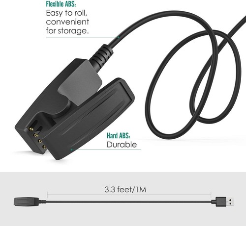 Charger USB Charging Data Cable for Garmin Watch Approach G10/S20/Vivomove H... - Picture 2 of 20