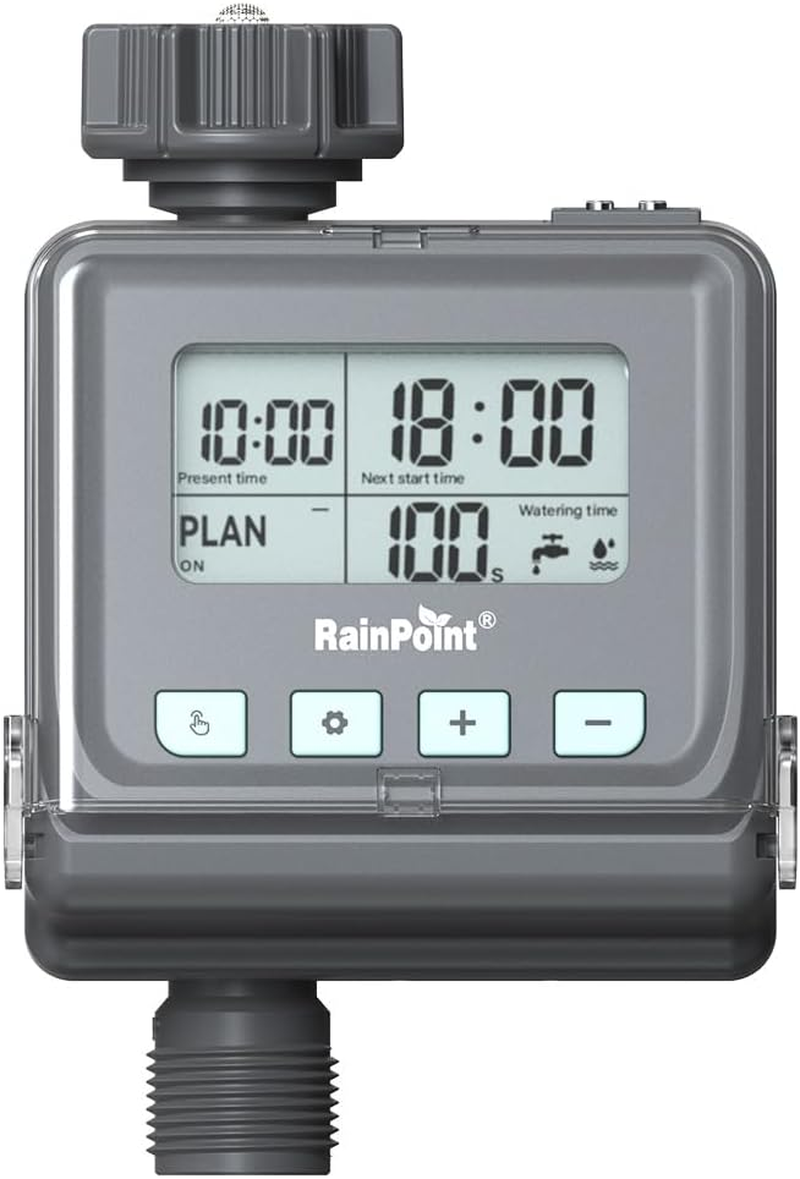 Smart Water Timer for Garden Hoses with 3 Programs for Lawn Sprinkler Systems