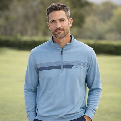 Travis Mathew 1/4 Zip Pullover Mens L Popchock Performance Golf