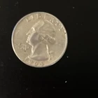 Washington Silver Quarter US 25C - 90% Silver 1964