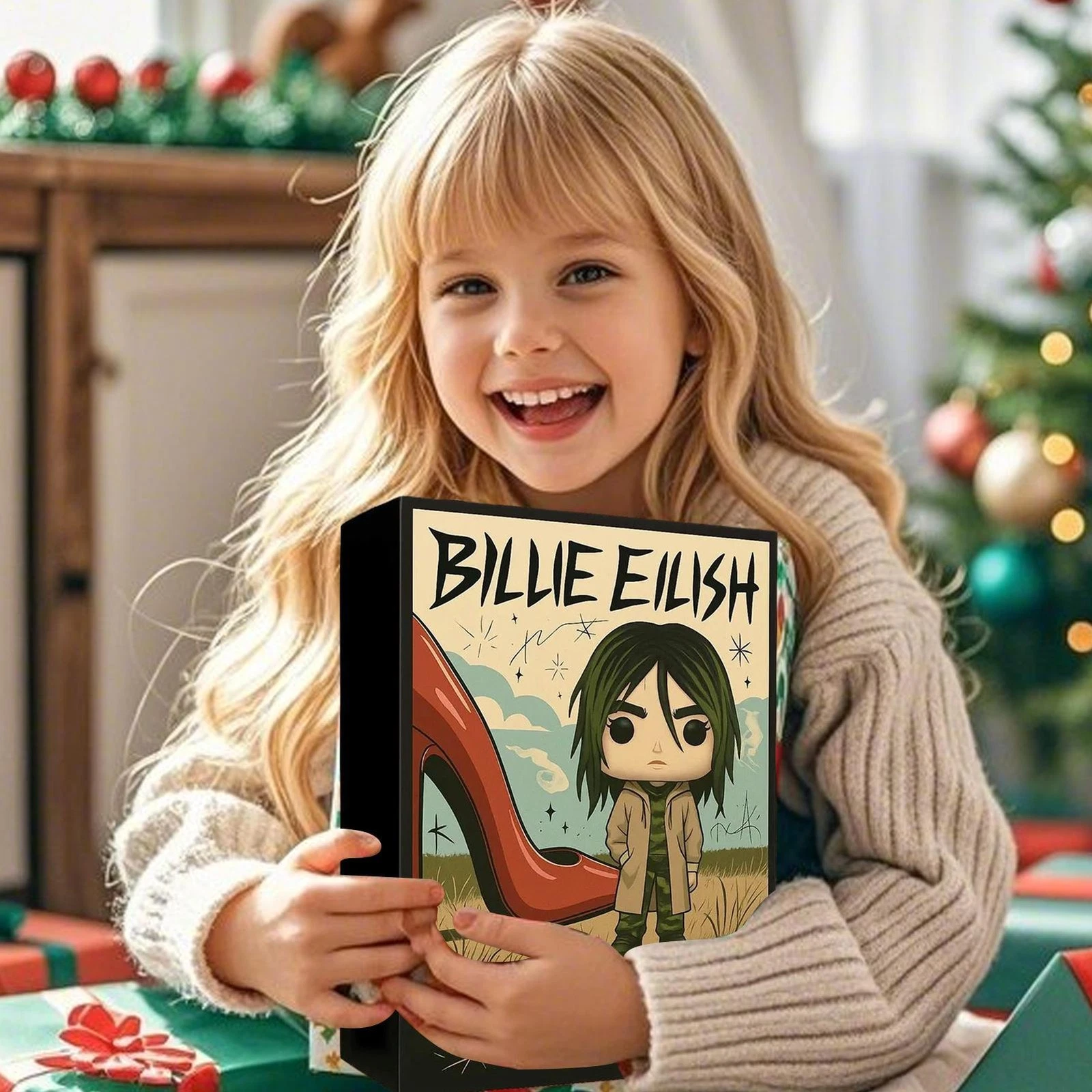 Christmas Countdown Calendar Billie Eilish 10th Anniversary 2D Advent Calendar