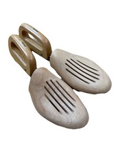Vintage Dasco Mens Womens Wood Spring Loaded Shoe Tree Stretcher Size Small