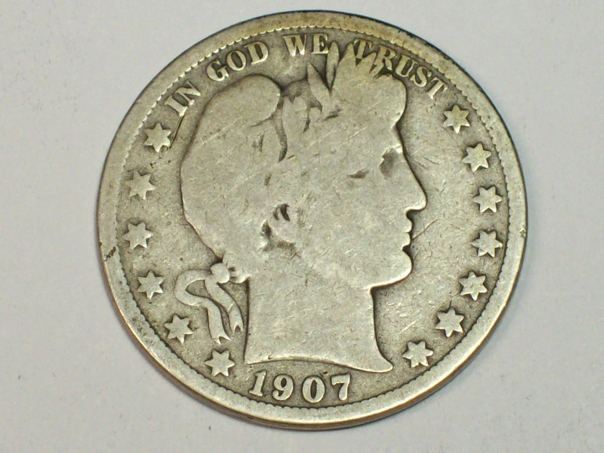 1907 Year Barber Half Dollars (1892-1915) for sale | eBay