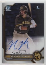 2022 Bowman Draft Chrome Draft Pick Auto Nathan Martorella #CDA-NM Auto tx9