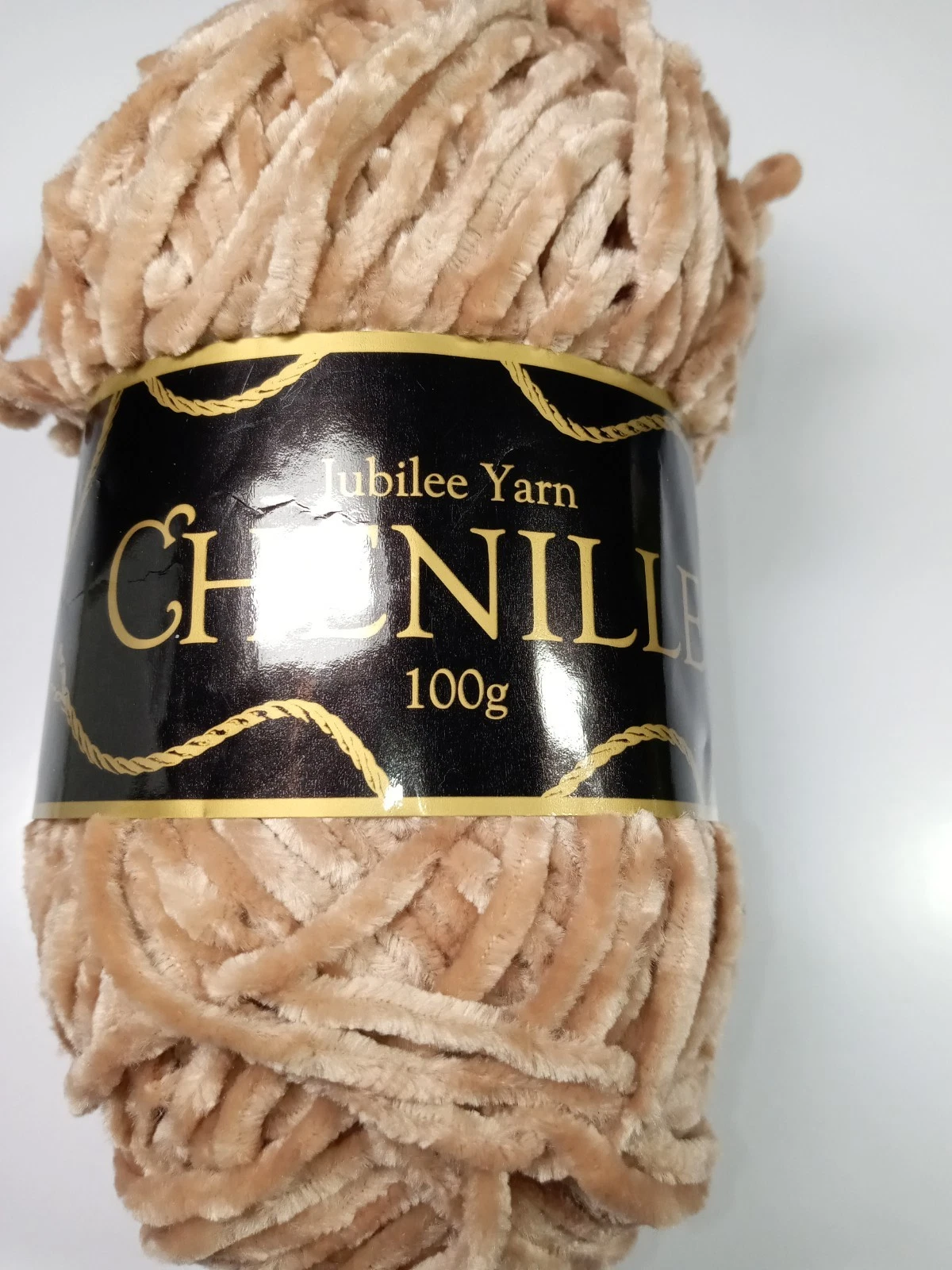 Jubilee Yarn Chenille-Cannoli-164 Yards-100% Polyester-NEW - product detail image 1