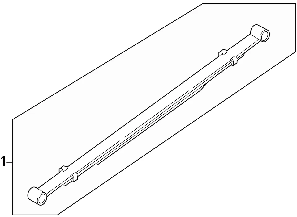 Rear Leaf Spring Fits 15-20 FORD F150 PICKUP 5212131 - Изображение 4 из 4