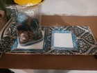 5 PC Decoration Plates, Bowl, Potpourri Blue, And Runner — photo 1