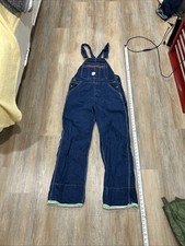 Vintage Pointer Brand Denim Overall Workwear USA Size W32 L32 Men 90s Worn