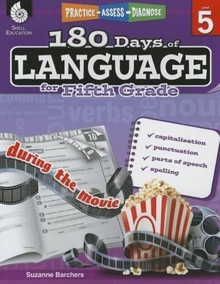 180 Days: Language for Fifth Grade: Practice, Assess, Diagnose by Suzanne I. Bar