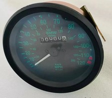 For Bmw R65 R80GS R100 GS PD R80 Dual Reading Speedometer 120 MPH 200 Kph Black