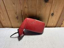 83-91 Porsche 944 928 924 Side Mirror Flag Mirror Assembly Driver Side Red Oem