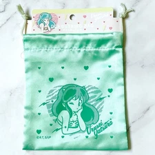 Urusei Yatsura Drawstring Bag Green Ram-chan