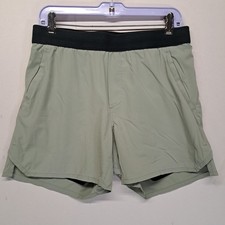 Ten Thousand Mens Athletic Tactical Shorts Lined Green M