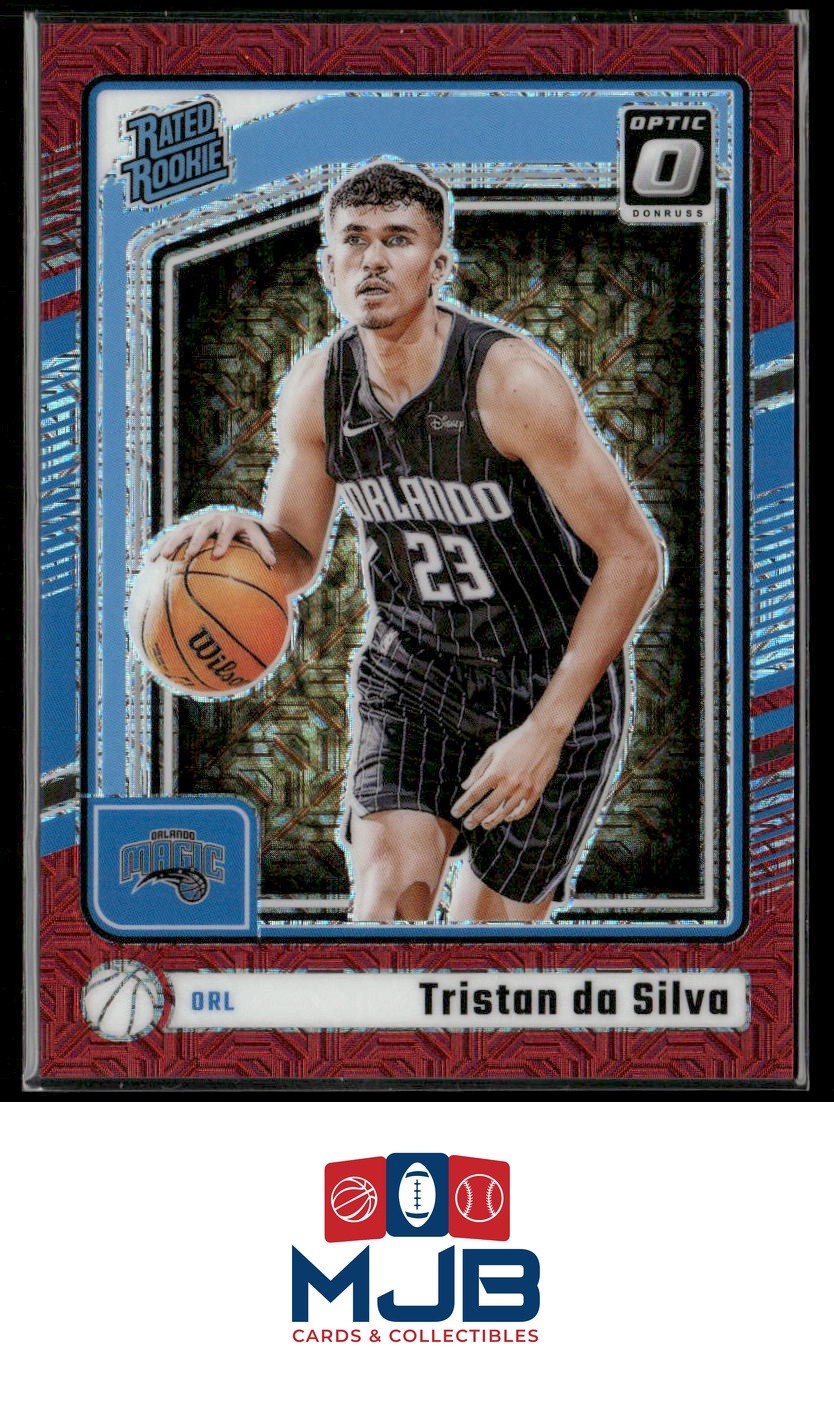 2024-25 Donruss Optic Tristan da Silva Choice Red #/88 Rookie #260 Orlando Magic