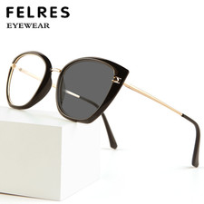 Photochromic Reading Glasses Men Square Silver Frame Eyewear Outdoor Glasses