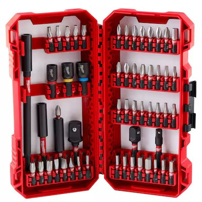 Milwaukee Tool 48-32-4096 55 Pc. Piece Driver Bit Set, 1/4 In Hex Shank Size