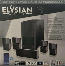 Elysian Audio Model 2 7.1 Wireless Smart Home Theater System 2600W Black