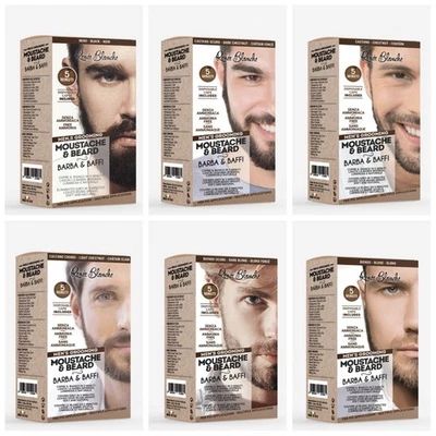 Renee Blanche Men's Grooming Colorazione Barba Baffi in Crema - Senza Ammoniaca