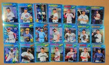 Lot Of 21 2026 Topps Heritage Blue Sparkle Chrome Cards