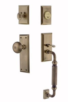 Nostalgic Warehouse NYKNYK_ESET_238_FG New York Solid Brass - Brass