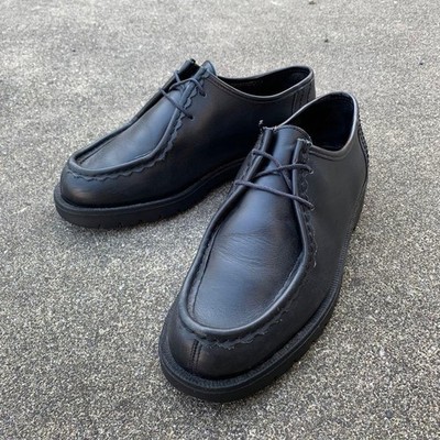 KLEMAN PADROR Herren Leder Derby Schuhe Schwarz 26cm France Made Top Zustand