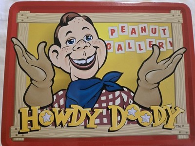 Bosley Vintage 2002 Howdy Doody Peanut Gallery Metal Tin Lunch Box
