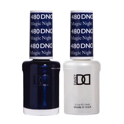 DND Daisy Duo Gel & Nail Polish Set - Magic Night 480 - 2 x 15ml