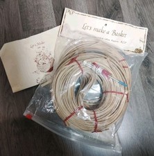 ACP Basket Weaving Kit 8" Egg Basket VTG Project Missing Instructions