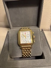 Michele Deco Day Yellow Gold Diamond Dial Women’s Watch MWW06P000016