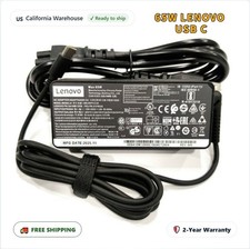 Genuine OEM 65W USB-C Type-C Lenovo Adapter Charger ADLX65YDC2A ThinkPad Yoga