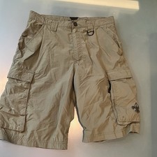 Boy Scouts of America Men's Cargo Shorts Suplex Nylon Green Size Small Adult