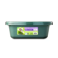 Sifting Cat Litter Box Set 3 Pieces with Sifters and Trays for Easy Cleaning