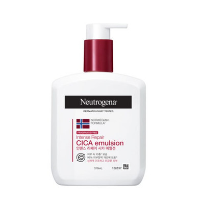 Neutrogena CICA Emulsion Body Lotion 310mL Floral Deep Moisture K-Beauty