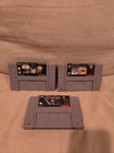 SNES Star Wars Lot, Tested, 3 Super Nintendo Games, Return Jedi, Empire Strikes