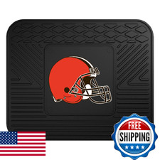 Fan Mats NFL Cleveland Browns Utility Mat - 14x17 Heavy Duty Vinyl