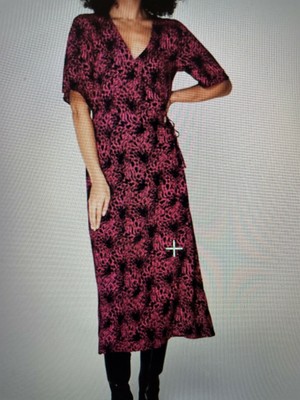 roll neck mini dress