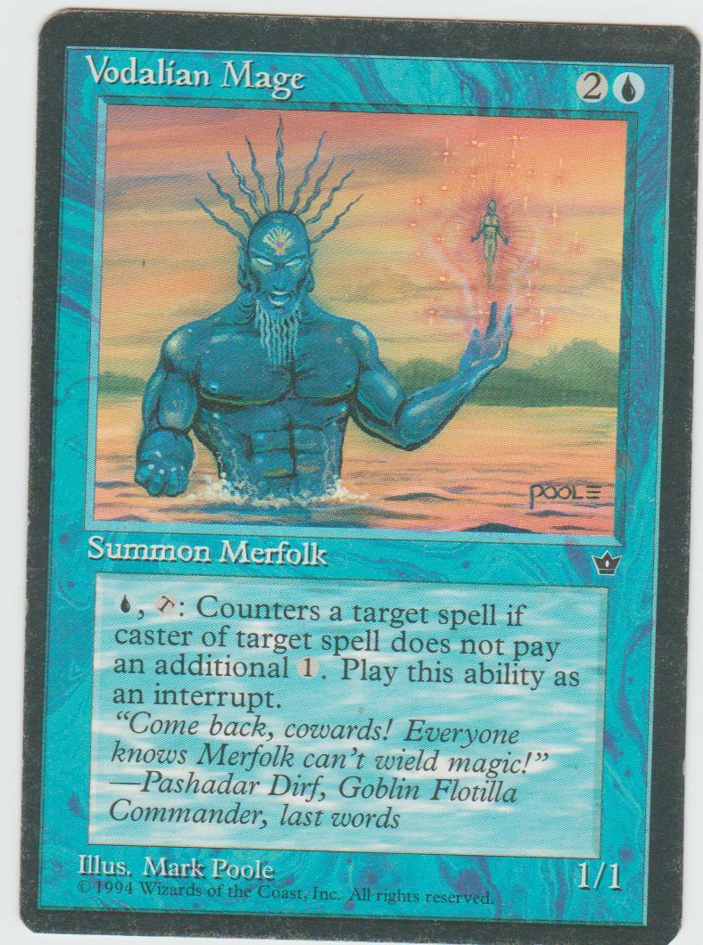 Vodalian Mage (Poole) Fallen Empires MTG Magic the Gathering | eBay Vodalian Mage (Poole) Fallen Empires MTG Magic the Gathering | eBay