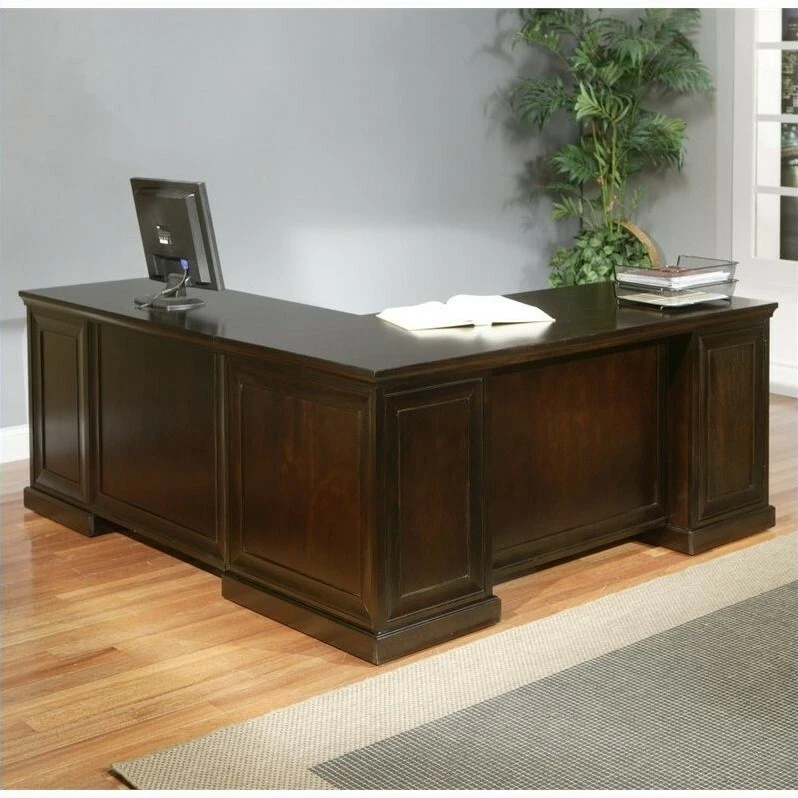 Espresso executive desk deals