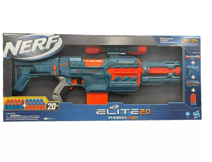 Nerf Elite 2.0 blaster motorisé Phoenix CS-6 - Hasbro - FAMILY TOYS