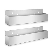 2 Pieces Single Speed Rail Stainless Steel Liquor Bottle Holder Wall Mounted ...