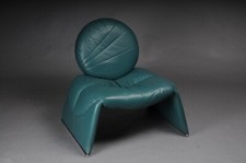 Saporiti C35 Calypso In Pelle Poltrona Lounge Di Vittorio Introini