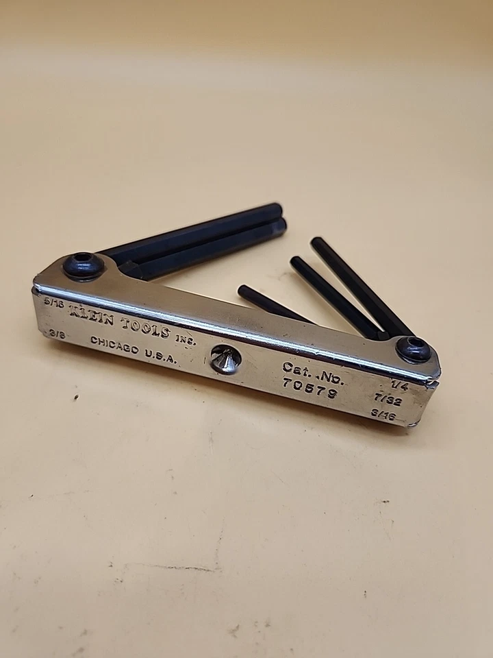 Klein Tools 70579 5 Piece Sae Fold-Up Hex Key Set, 70579 - Image 3 of 4