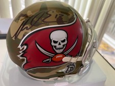 Mike Evans Autographed Mini Helmet NFL 