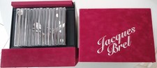 JACQUES BREL COFFRET VELOURS L'INTEGRALE 15 CD + LE LIVRE AVEC CD BONUS