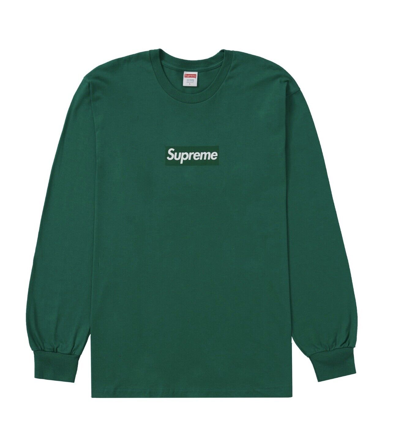 Supreme Box Logo L/S Long Sleeve Tee Size M Medium New Sealed Tag Ships Now